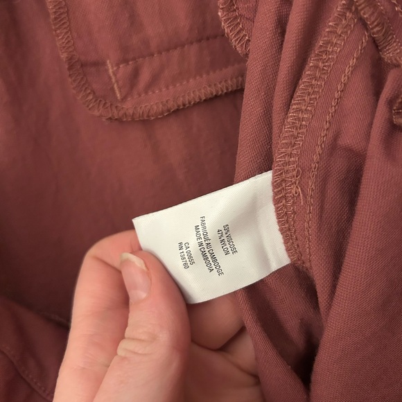 Reitmans xl women’s Pink High Waist Relaxed Fit Shorts with Drawstring - Picture 5 of 7